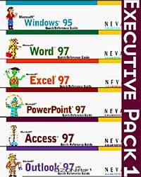 Executive Pack 1: Microsoft Office 97 with Windows 95 (includes Quick Reference Guides for Word, Excel, PowerPoint, Access, Outlook, and Windows 95)