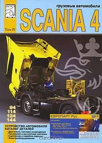 Грузовые автомобили Scania 4. Том 4. Каталог деталей. Двигатель, система охлаждения, топливная система, система выхлопа, сцепление, коробка передач, органы управления, электрооборудование