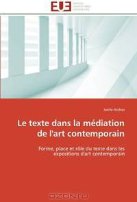 Le texte dans la mEdiation de l
