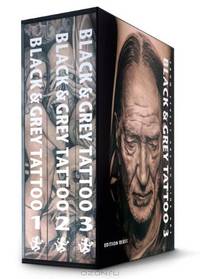 Black & Grey Tattoo 1-3: From Street Art to Fine Art (комплект из 3 книг)