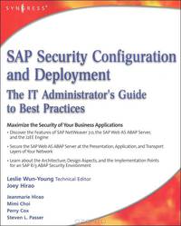 SAP Security Configuration and Deployment