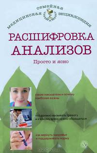 Расшифровка анализов. Просто и ясно