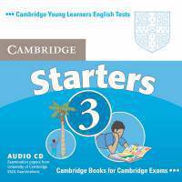 Cambridge Young Learners English Tests Starters 3 Audio CD