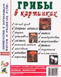Грибы в картинках: Наглядное пособие для педагогов, логопедов, воспитателей и родителей.