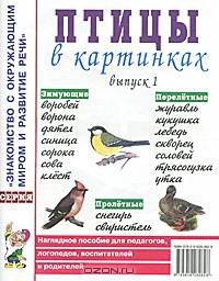 Птицы в картинках. Выпуск 1 Наглядное пособие для педагогов, логопедов, воспитателей и родителей Вып:1