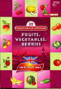 Тематические карточки на английском языке. Фрукты, овощи, ягоды (Fruits. Vegetables. Berries)