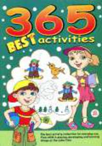 Большая книга для творчества:365 best activities №1(зеленая) - (Большая книга раскрасок '365 BEST activities')