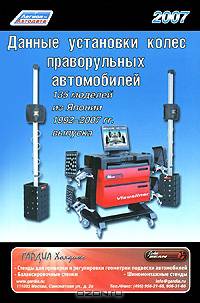 Данные установки колес праворульных автомобилей. С 1992 по 2007 года выпуска