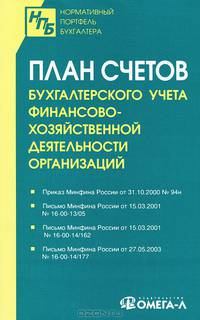 План счетов бухгалтерского учета финансово-хозяйственной деятельности организаций