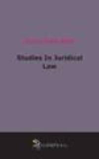 Studies In Juridical Law (1902)