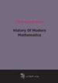 History Of Modern Mathematics (1896)