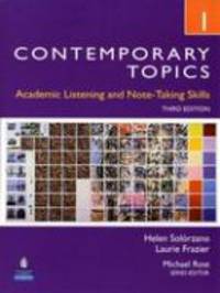 Contemporary Topics 3Ed 1 SB+DVD