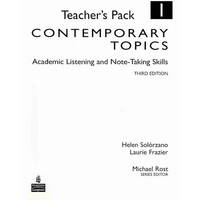 Contemporary Topics 1: Academic Listening and Note-taking Skills. Teacher's Pack