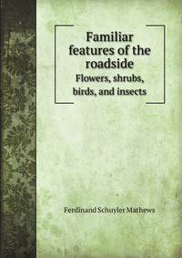 Familiar features of the roadside. Flowers, shrubs, birds, and insects