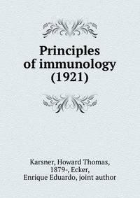 Principles of immunology (1921)