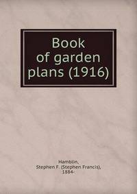 Book of garden plans (1916)