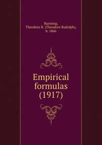 Empirical formulas (1917)