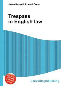 Trespass in English law