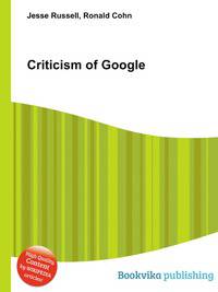 Criticism of Google