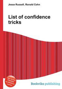 List of confidence tricks