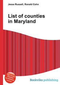 List of counties in Maryland