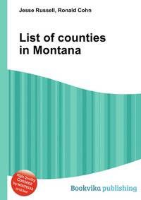 List of counties in Montana