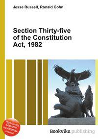 Section Thirty-five of the Constitution Act, 1982