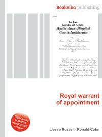 Royal warrant of appointment