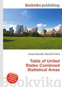 Table of United States Combined Statistical Areas