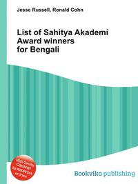 List of Sahitya Akademi Award winners for Bengali