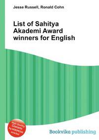 List of Sahitya Akademi Award winners for English