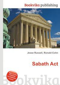 Sabath Act
