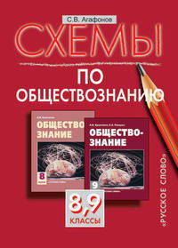 Обществознание. 8-9 классы. Схемы. К учебникам А. И. Кравченко "Обществознание. 8 класс" и А. И. Кравченко и Е. А. Певцовой "Обществознание. 9 класс"