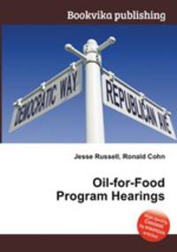 Oil-for-Food Program Hearings