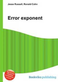 Error exponent