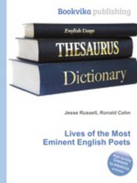 Lives of the Most Eminent English Poets