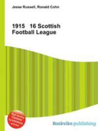 1915 16 Scottish Football League