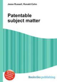 Patentable subject matter