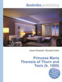 Princess Maria Theresia of Thurn and Taxis (b. 1980)