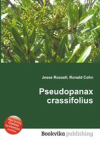 Pseudopanax crassifolius
