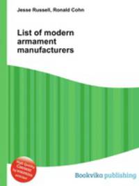 List of modern armament manufacturers