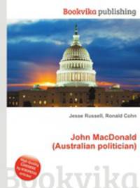 John MacDonald (Australian politician)