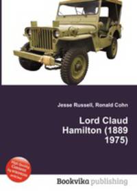 Lord Claud Hamilton (1889 1975)