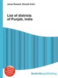 List of districts of Punjab, India