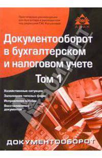 Документооборот в бухгалтерском и налоговом учете. В 2-х томах