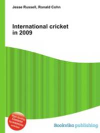 International cricket in 2009
