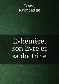 Evhemere, son livre et sa doctrine