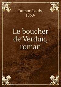 Le boucher de Verdun, roman