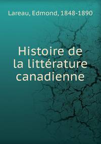 Histoire de la litterature canadienne