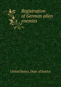 Registration of German alien enemies